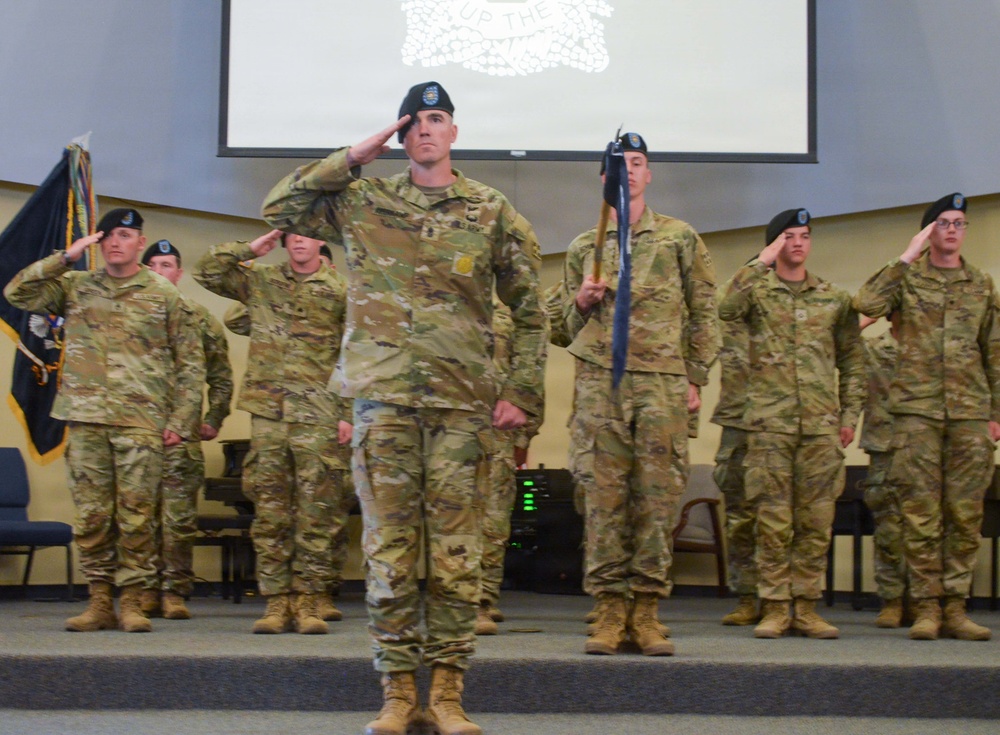 4-9 IN Manchu Alpha, Bravo, and Headquarters and Headquarters Company Change of Command, Reenlistment and Coin Ceremonies