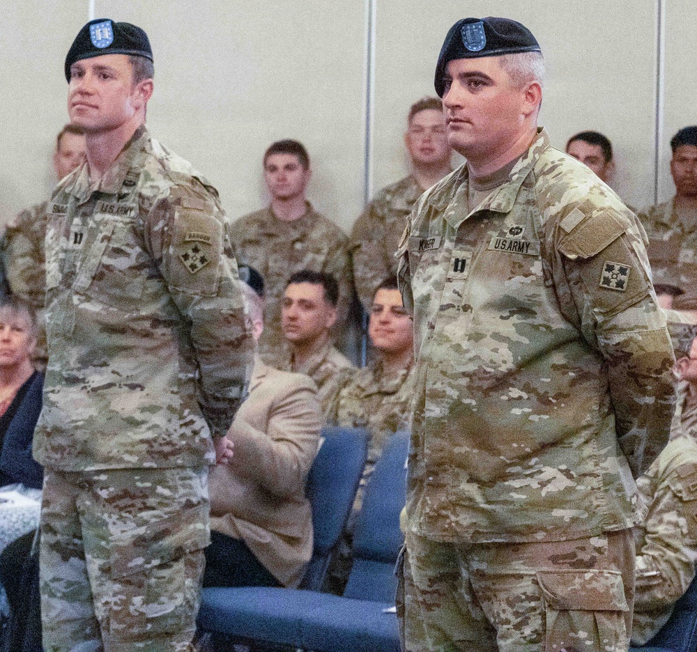 4-9 IN Manchu Alpha, Bravo, and Headquarters and Headquarters Company Change of Command, Reenlistment and Coin Ceremonies