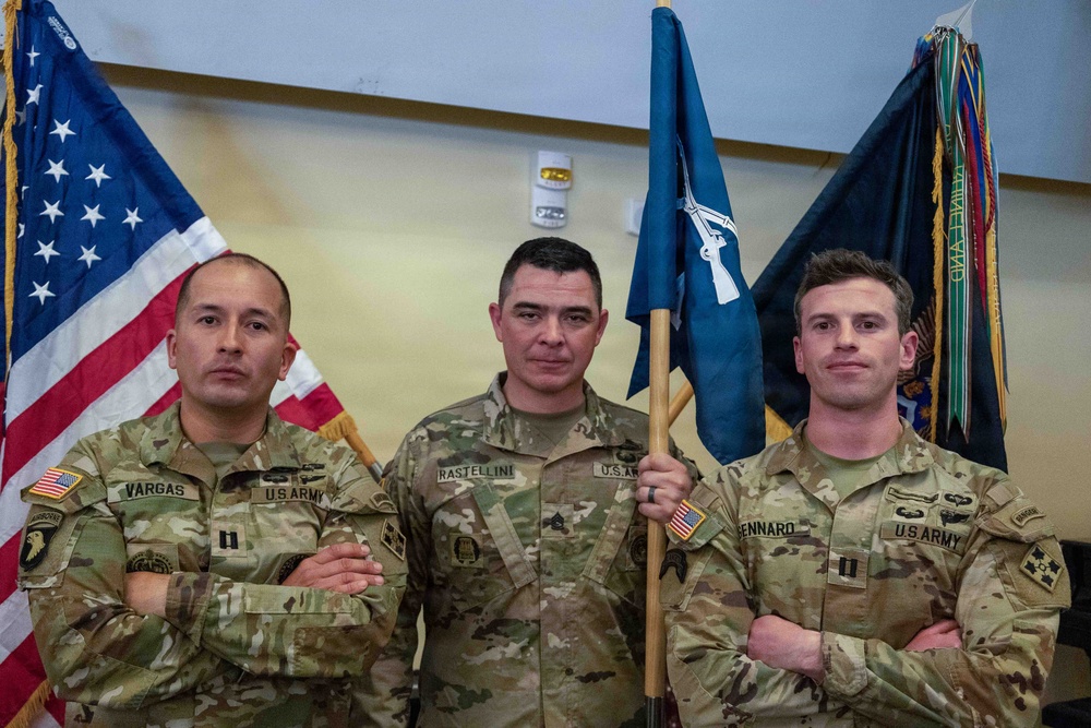 4-9 IN Manchu Alpha, Bravo, and Headquarters and Headquarters Company Change of Command, Reenlistment and Coin Ceremonies