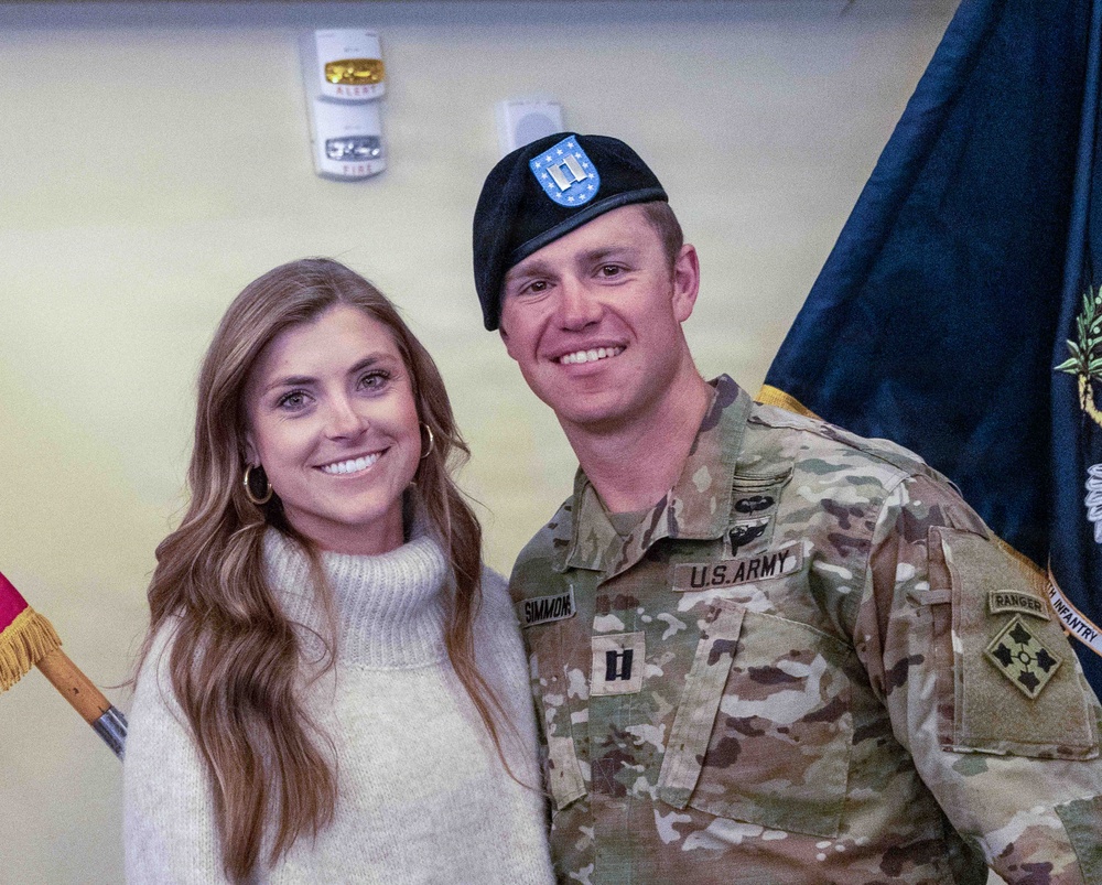 4-9 IN Manchu Alpha, Bravo, and Headquarters and Headquarters Company Change of Command, Reenlistment and Coin Ceremonies