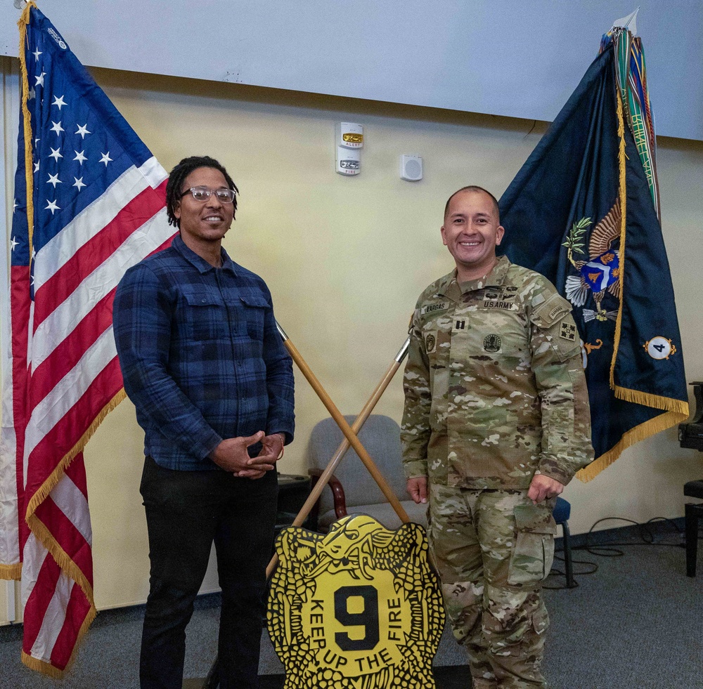 4-9 IN Manchu Alpha, Bravo, and Headquarters and Headquarters Company Change of Command, Reenlistment and Coin Ceremonies