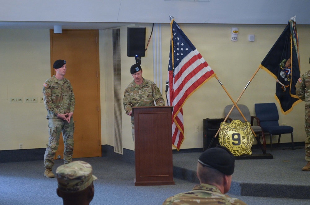 4-9 IN Manchu Alpha, Bravo, and Headquarters and Headquarters Company Change of Command, Reenlistment and Coin Ceremonies