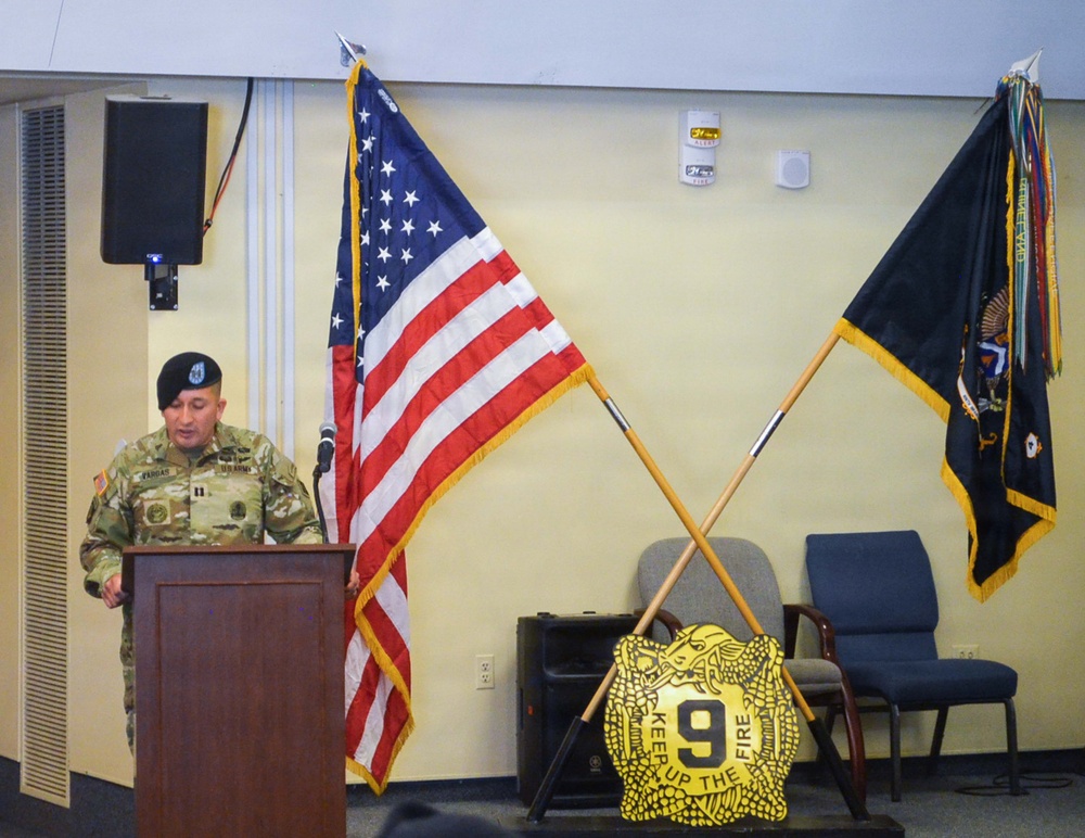 4-9 IN Manchu Alpha, Bravo, and Headquarters and Headquarters Company Change of Command, Reenlistment and Coin Ceremonies