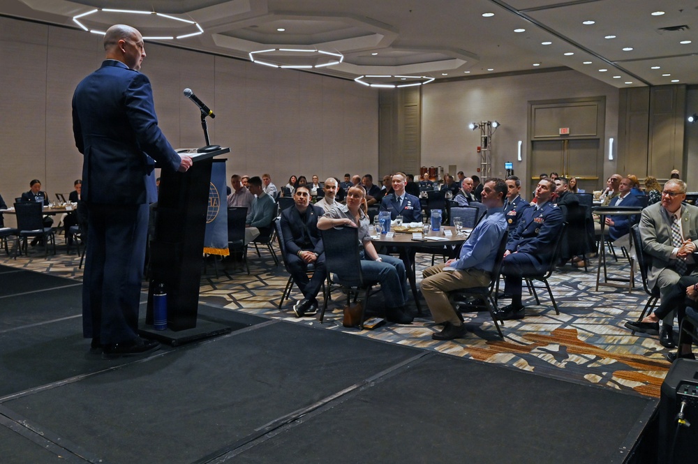 Cyber and Networks PEO speaks at ROTC scholarship luncheon