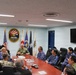 Capt. Michael S. Dwan, commander, SCSTC and Command Master Chief Jacob Shafer, SCSTC visit to SCSTC WESTPAC