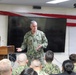 Capt. Michael S. Dwan, commander, SCSTC and Command Master Chief Jacob Shafer, SCSTC visit to SCSTC WESTPAC