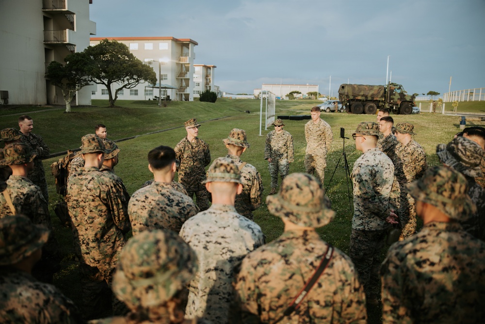 U.S. Marines tackle obstacle course during communication strategy and operations field training exercise