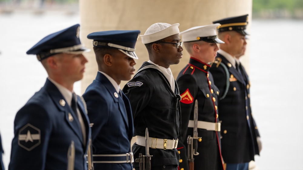 Jefferson Memorial Wreath-laying Ceremony