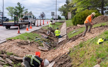 Work being done to repair, preserve World War II POW stonework