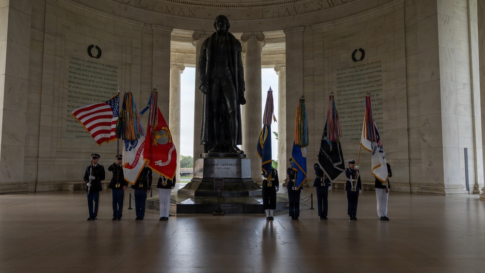 Jefferson Memorial Wreath-laying Ceremony