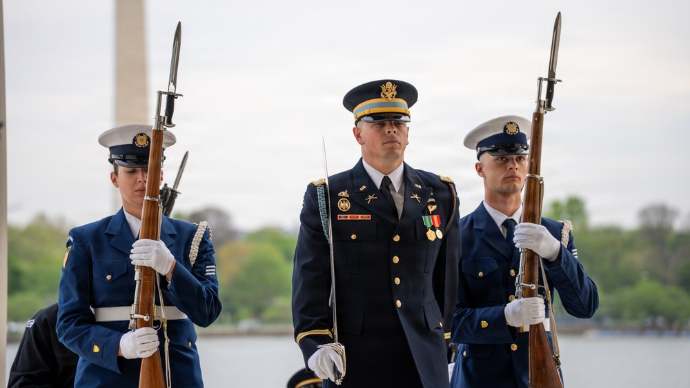 Jefferson Memorial Wreath-laying Ceremony