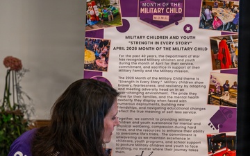 Families Connect at Month of the Military Child Event