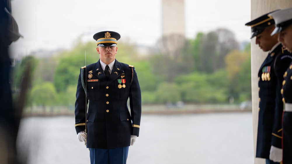 Jefferson Memorial Wreath-laying Ceremony