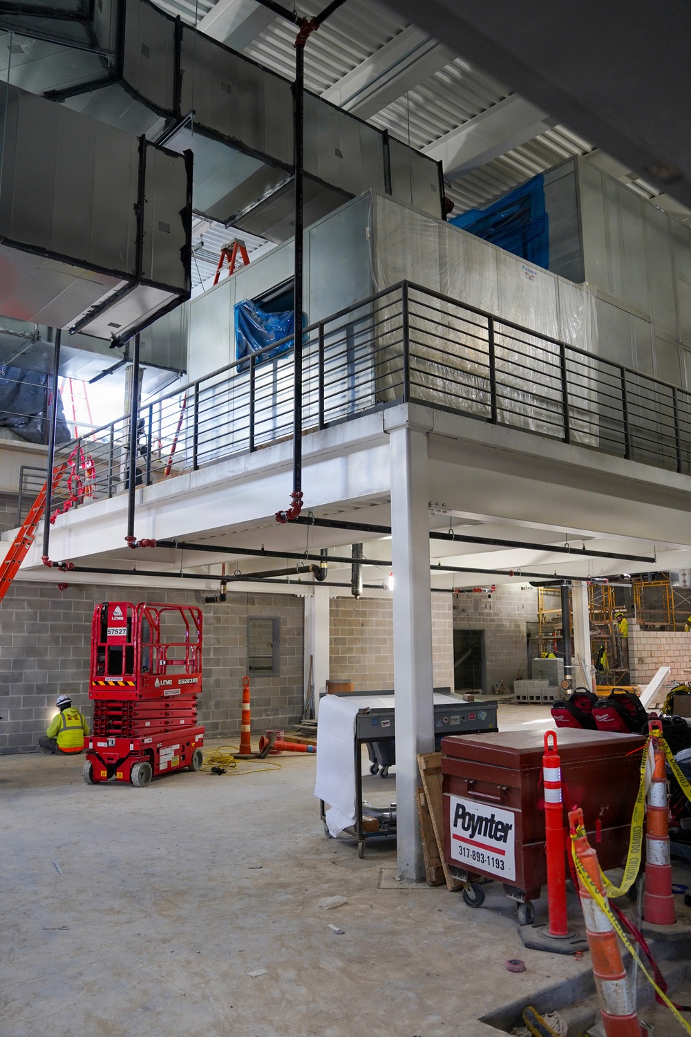 Construction continues at the site of the Louisville VA Medical Center April 8, 2026