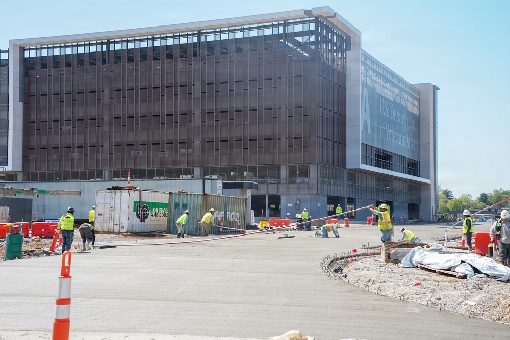 Construction continues at the site of the Louisville VA Medical Center April 9, 2026