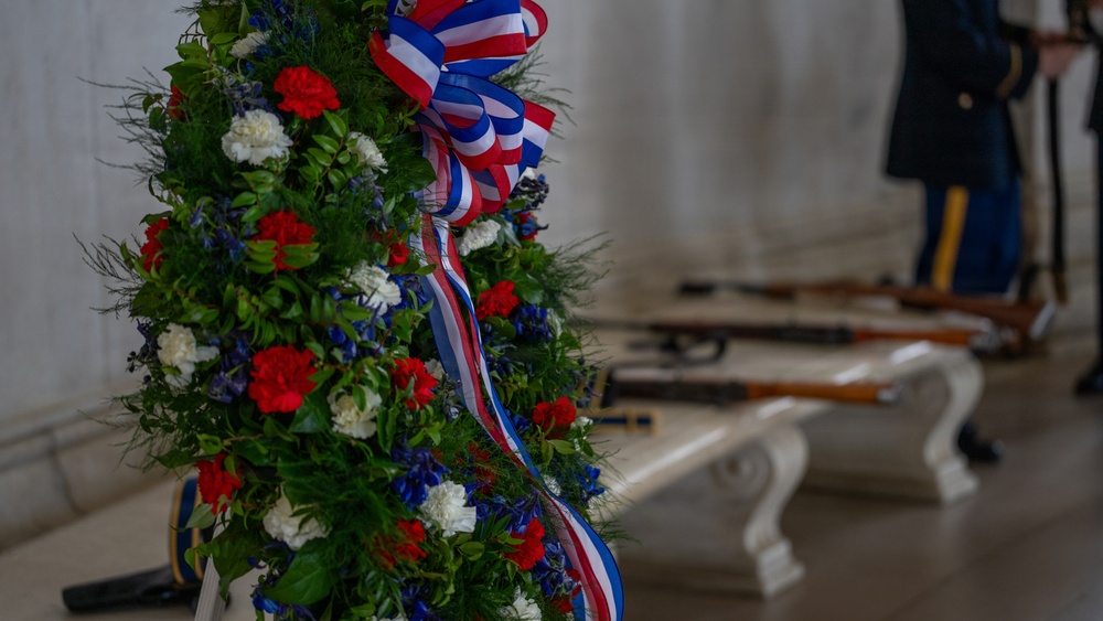 Jefferson Memorial Wreath-laying Ceremony