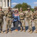 Mississippi National Guard Soldiers take a picture with members of the public in Washington, D.C.