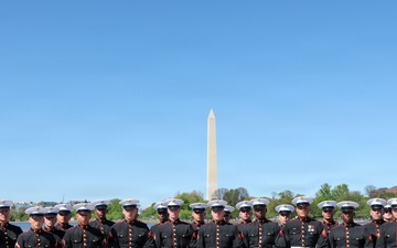 Silent Drill Platoon Competes in Joint Service Drill Competition