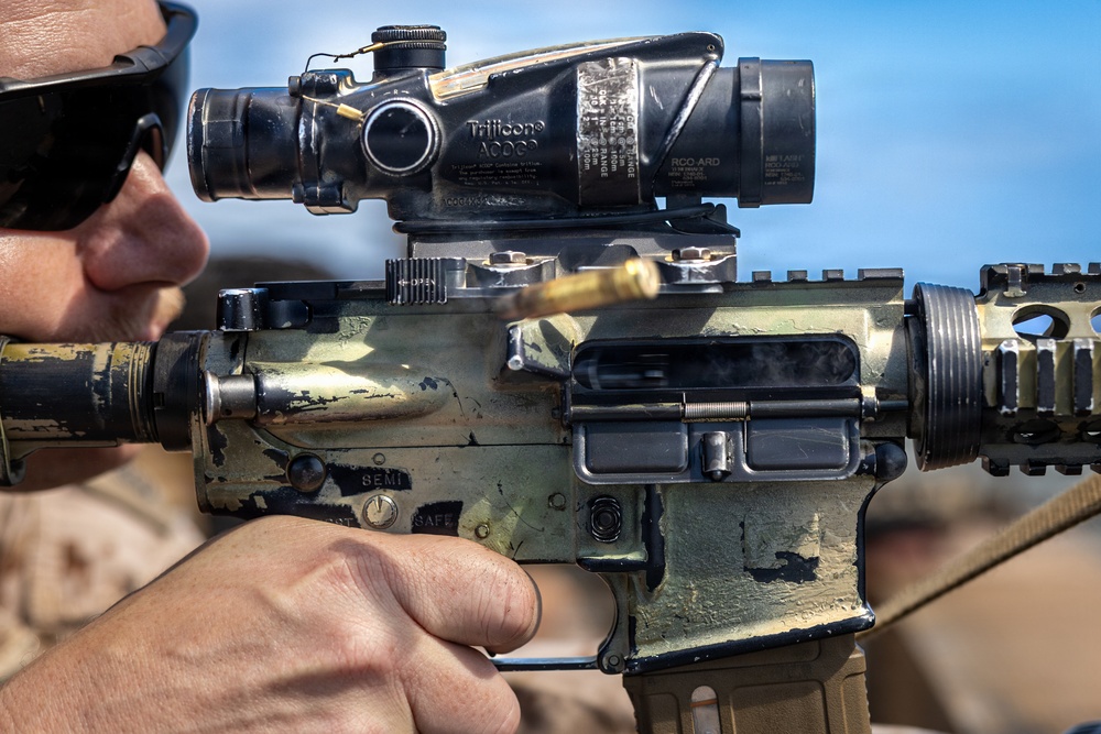 11th MEU Marines, Sailors Conduct Marksmanship Training Aboard USS Comstock