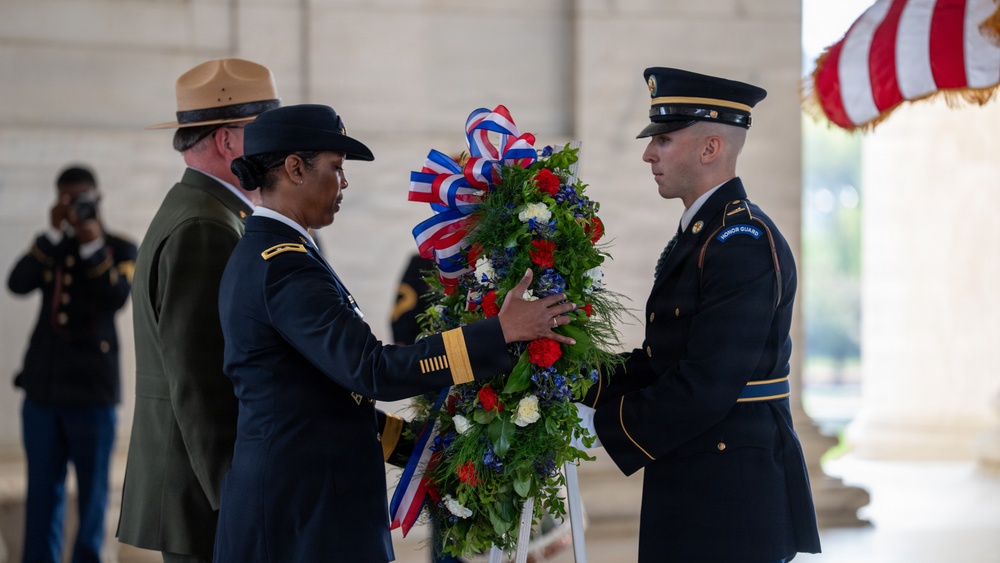 Jefferson Memorial Wreath-laying Ceremony