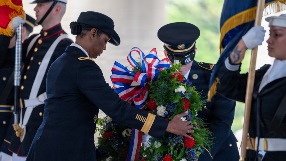 Jefferson Memorial Wreath-laying Ceremony