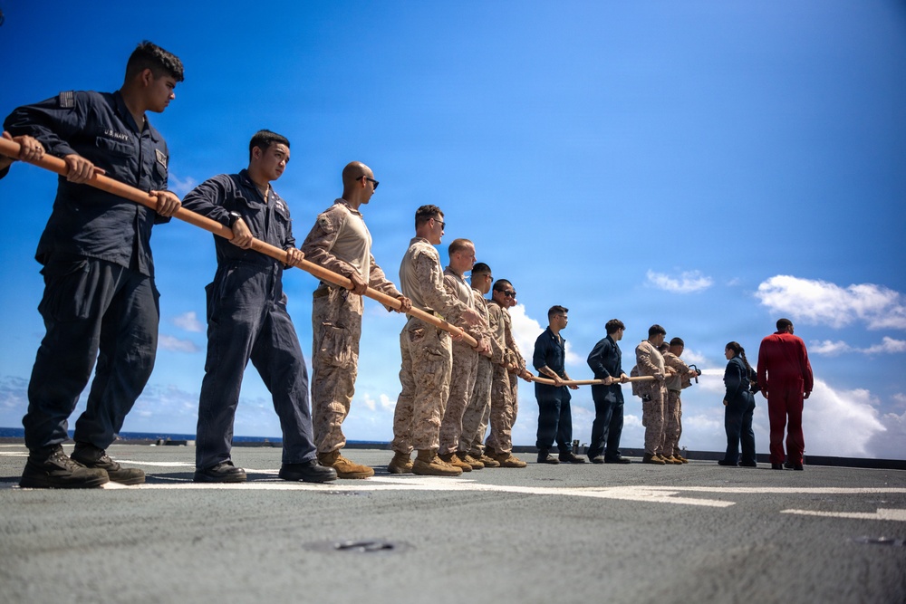 11th MEU Marines, Sailors Conduct Damage Control Training Aboard USS Comstock