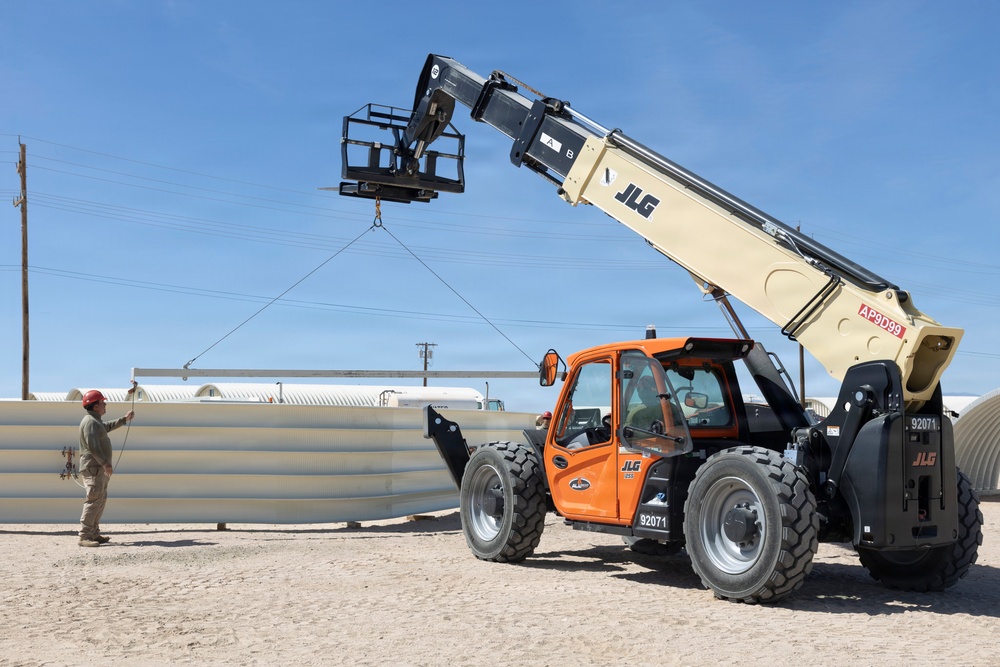 MCAGCC hosts joint construction project with 820th RED HORSE