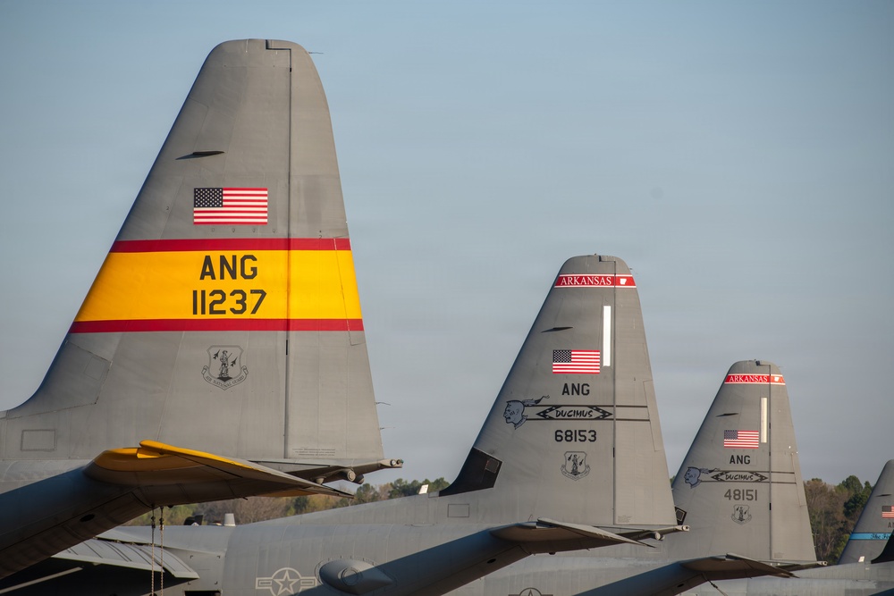189th Airlift Wing C-130 Tails