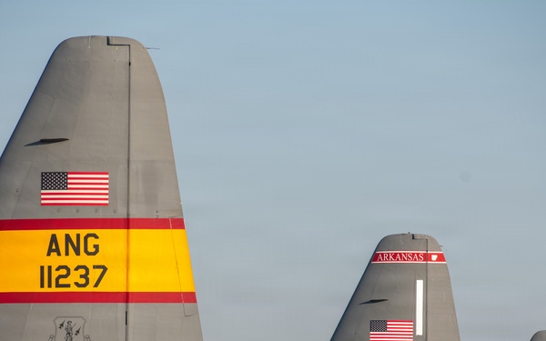 189th Airlift Wing C-130 Tails