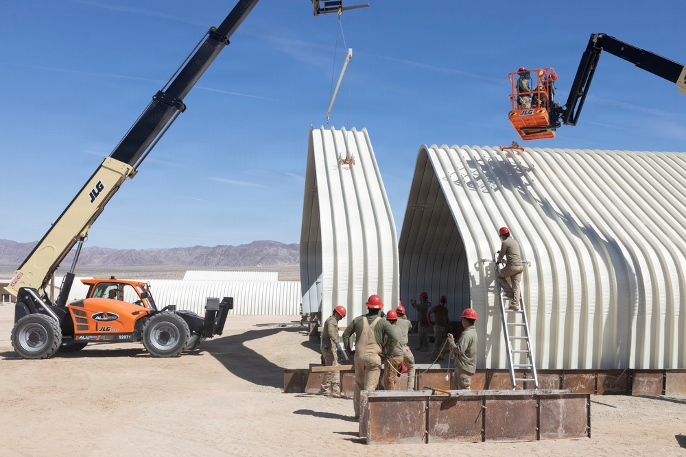 MCAGCC hosts joint construction project with 820th RED HORSE