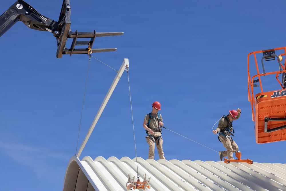 MCAGCC hosts joint construction project with 820th RED HORSE