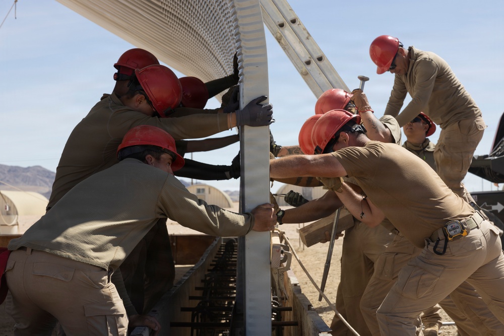 MCAGCC hosts joint construction project with 820th RED HORSE