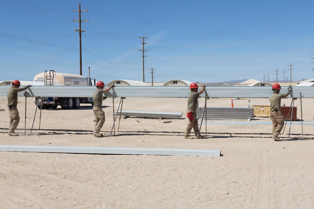 MCAGCC hosts joint construction project with 820th RED HORSE