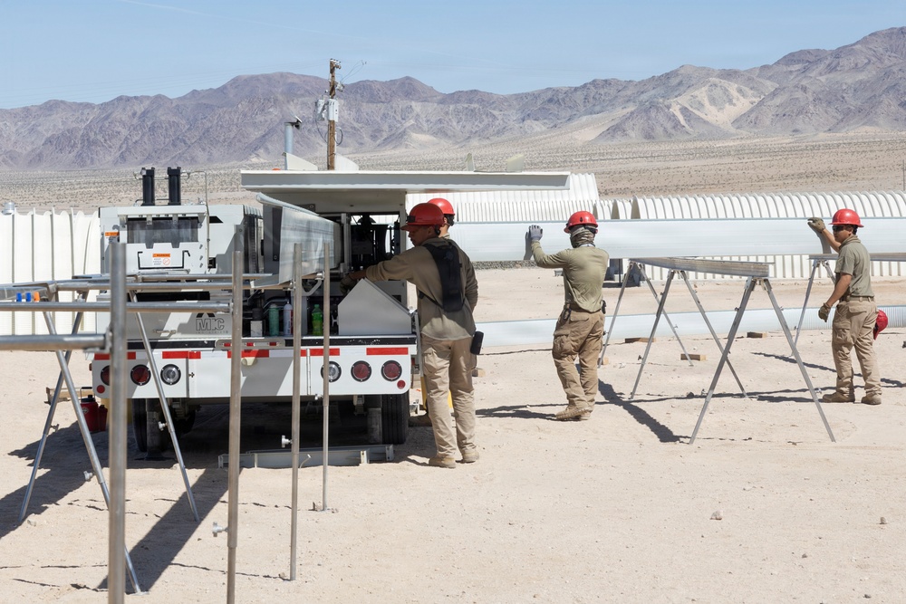 MCAGCC hosts joint construction project with 820th RED HORSE