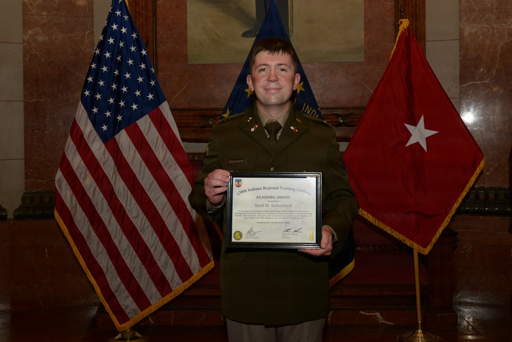 Indiana National Guard soldiers graduate Officer Candidate School
