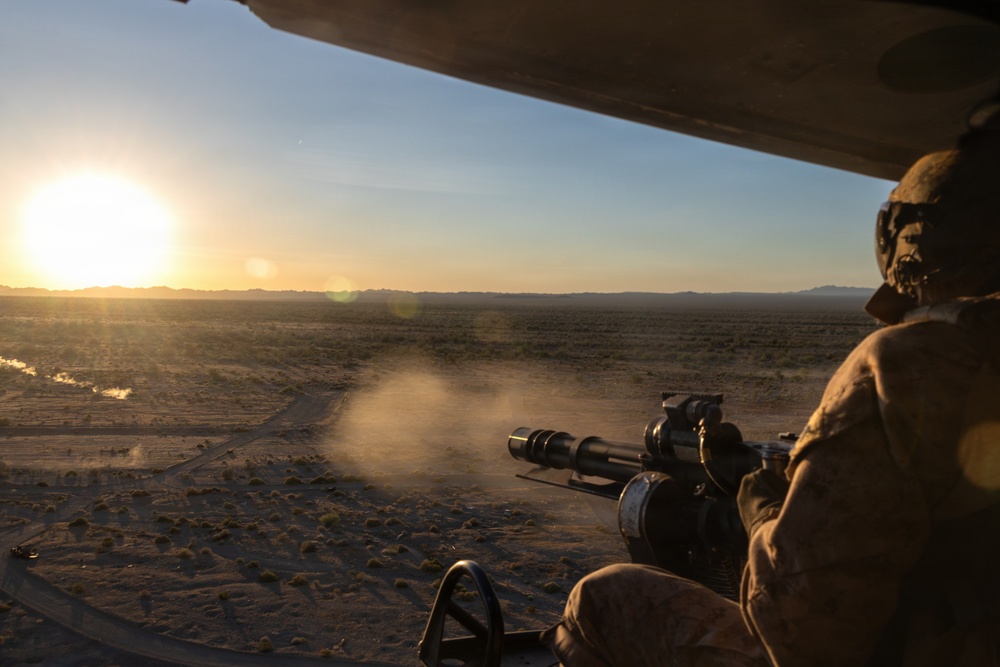 WTI 2-26 U.S. Marine Corps UH-1Y Venom rappelling and counter Unmanned Aerial System exercise