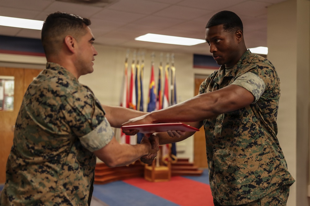 6th Marine Corps District Cpl. Roachefrancis’ Reenlistment Ceremony