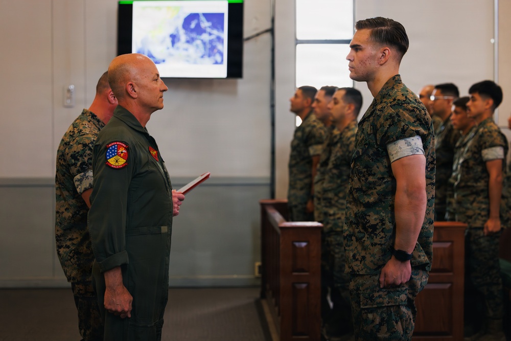 Non-Commissioned Marine of the Year Receives Navy and Marine Corps Achievement Medal