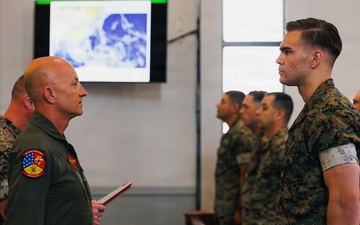 Non-Commissioned Marine of the Year Receives Navy and Marine Corps Achievement Medal
