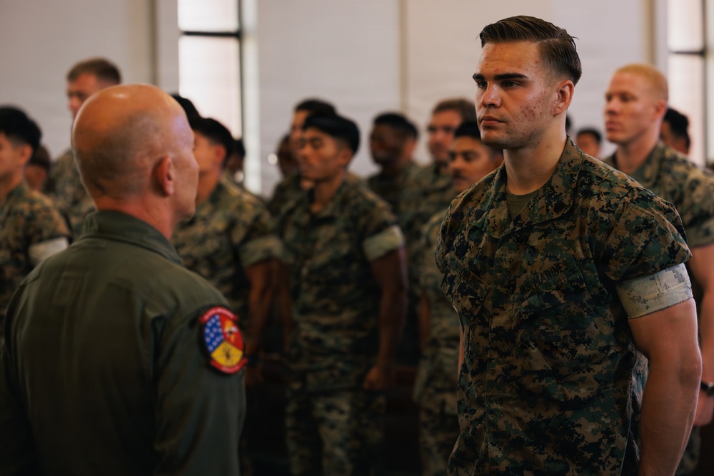 Non-Commissioned Marine of the Year Receives Navy and Marine Corps Achievement Medal