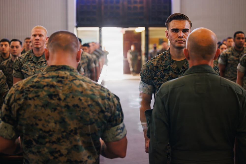 Non-Commissioned Marine of the Year Receives Navy and Marine Corps Achievement Medal