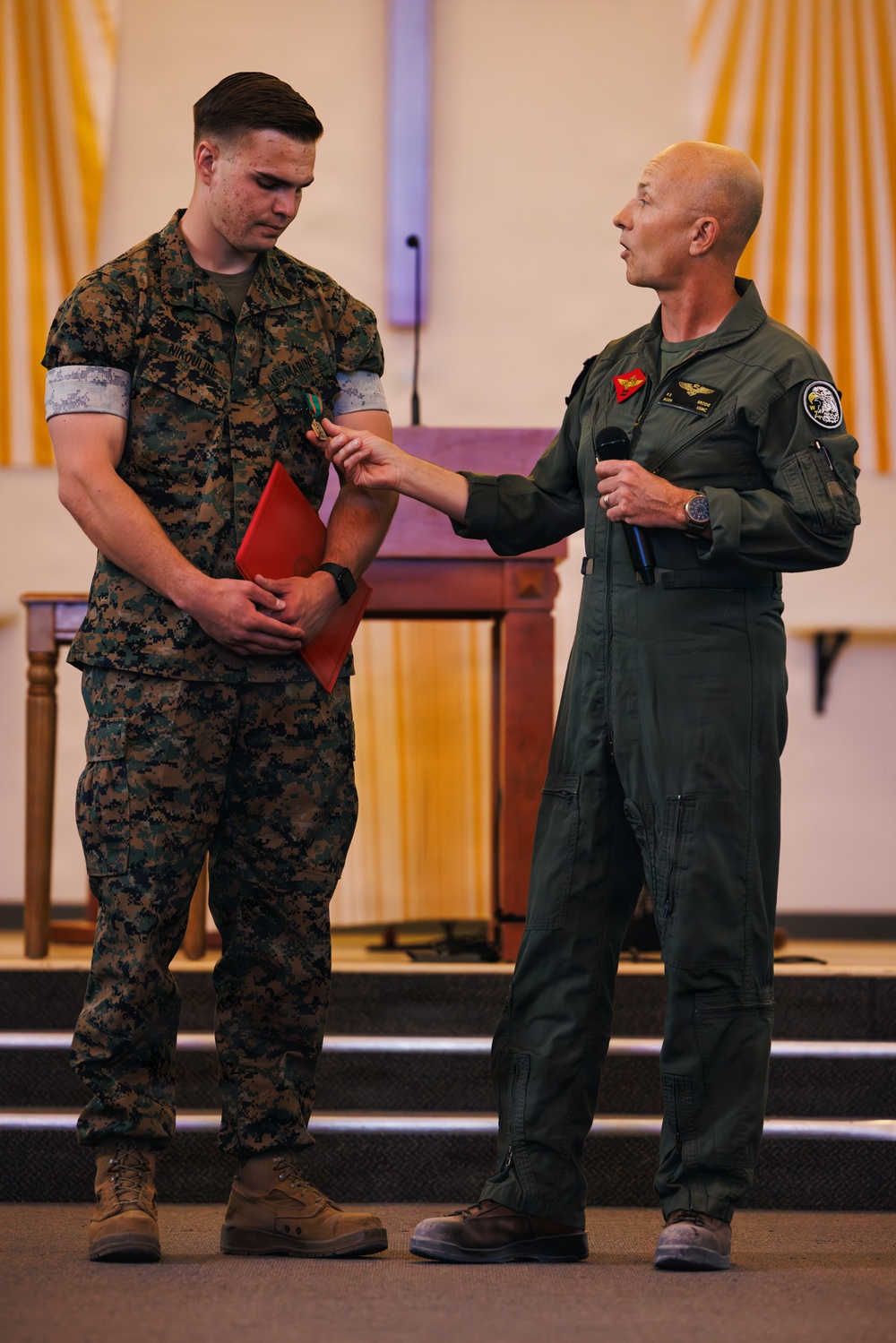 Non-Commissioned Marine of the Year Receives Navy and Marine Corps Achievement Medal