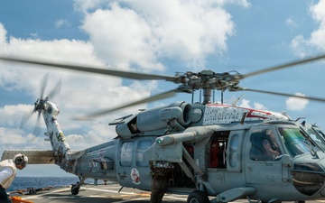Flight Quarters aboard USS Gonzalez (DDG 66)