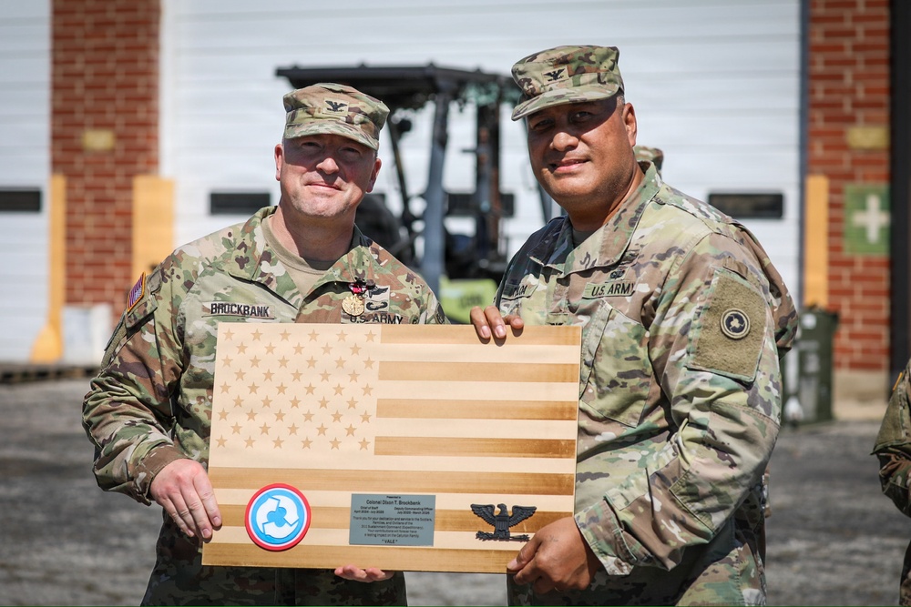 Farewell Col. Brockbank