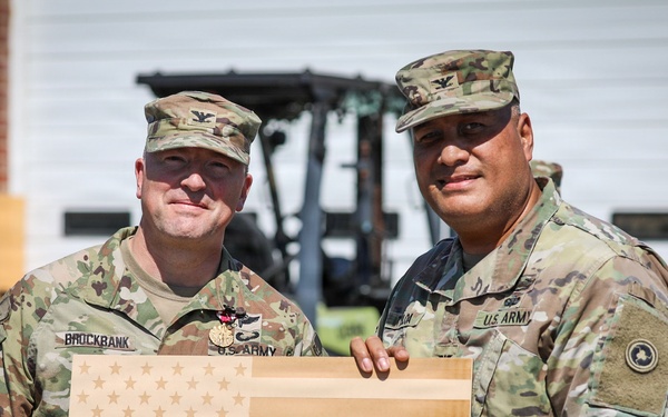 Farewell Col. Brockbank