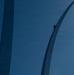 Air Force Memorial scaled for cleaning