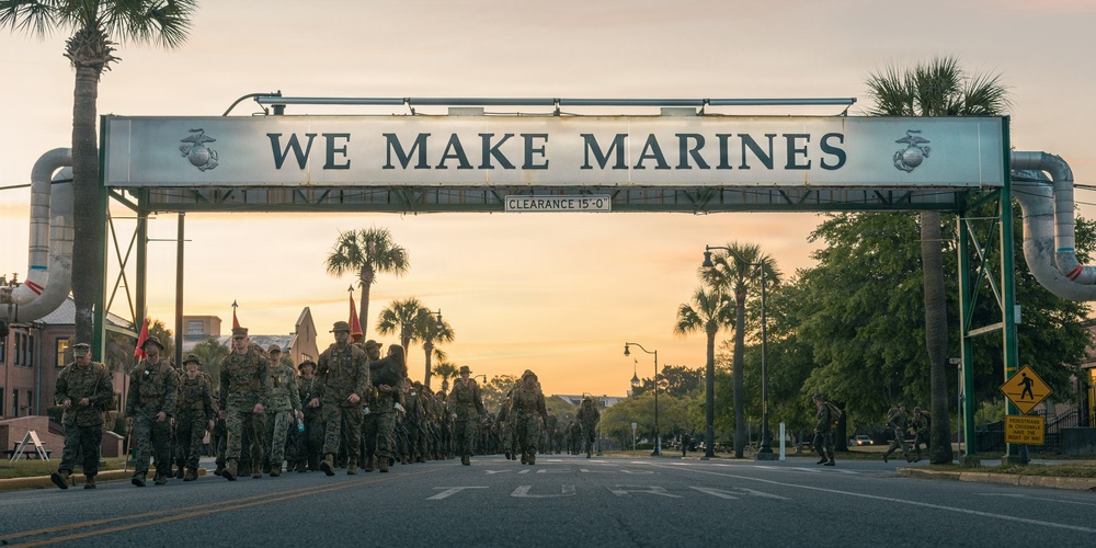 Fox Company Eagle, Globe, and Anchor Ceremony