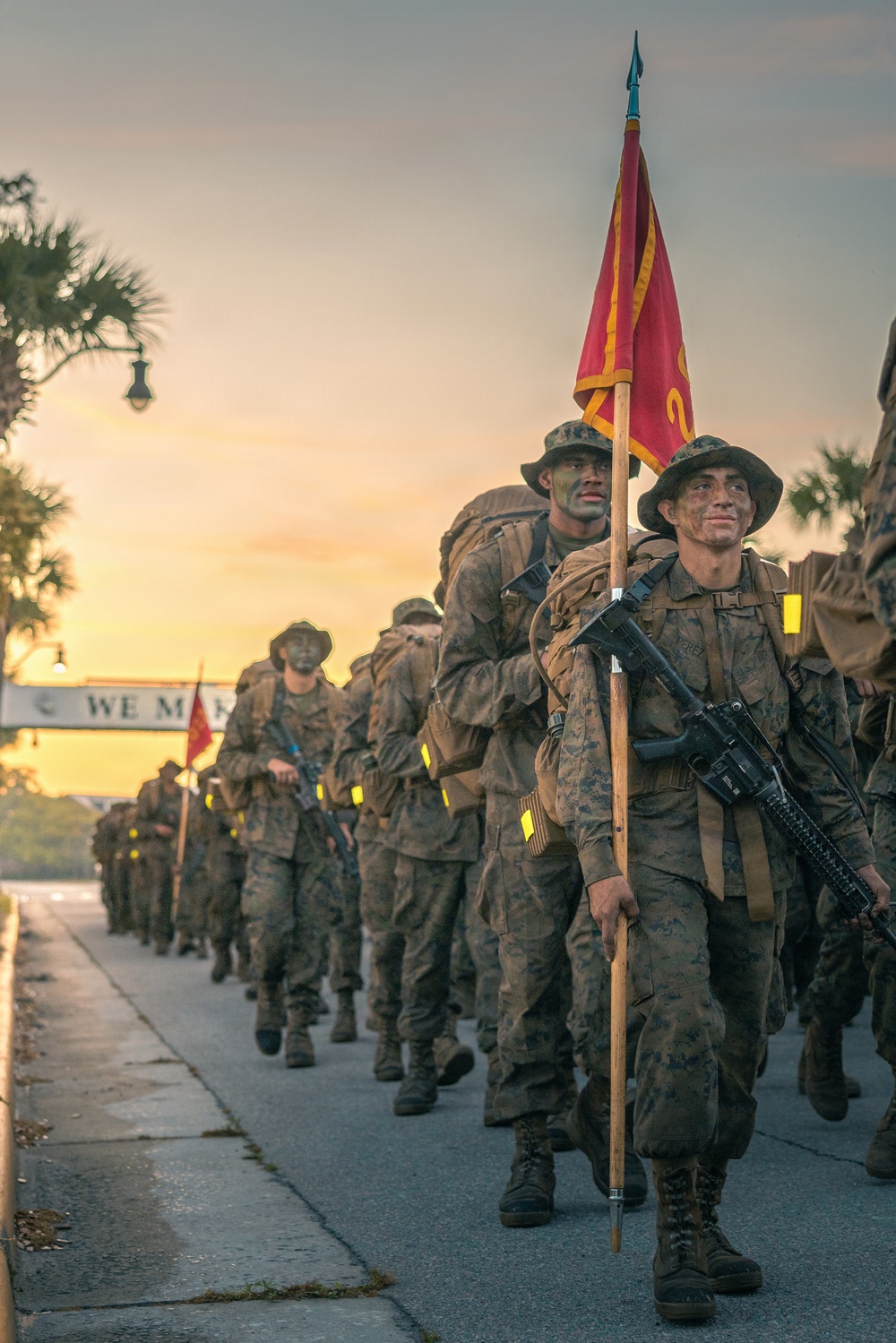 Fox Company Eagle, Globe, and Anchor Ceremony