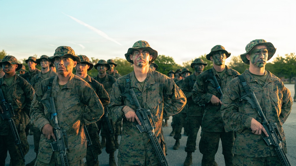 Fox Company Eagle, Globe, and Anchor Ceremony