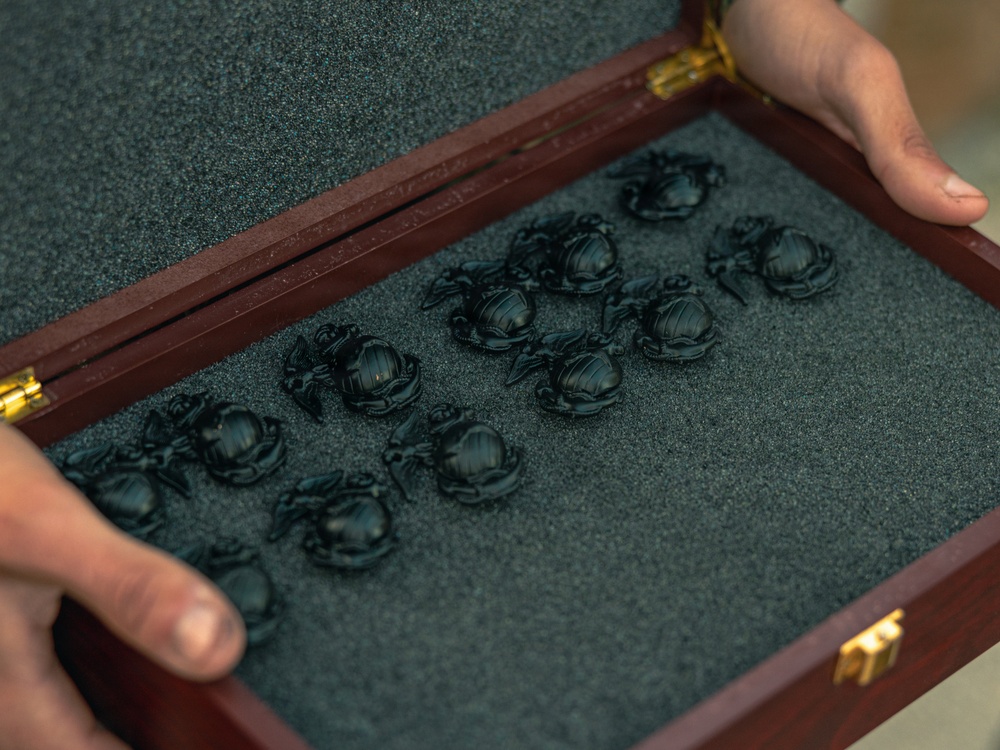 Fox Company Eagle, Globe, and Anchor Ceremony